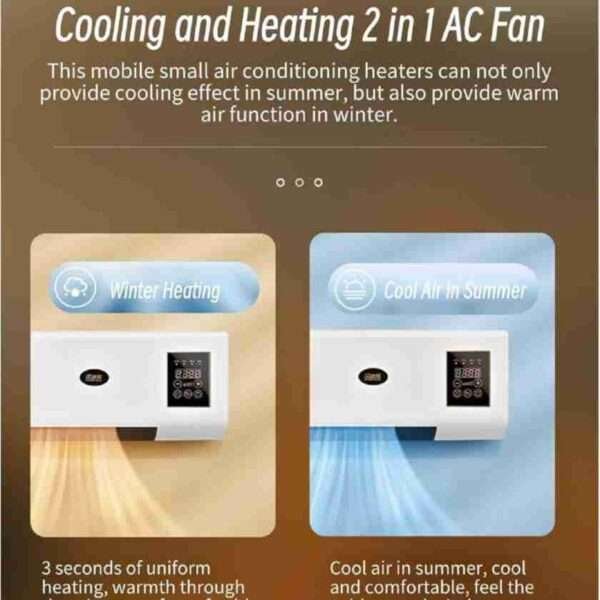 Wall Mounted Mini Air Room Heater Fan YO379 Online Shopping Site